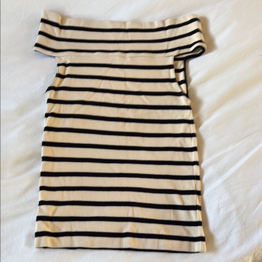 Striped Off-Shoulder Top